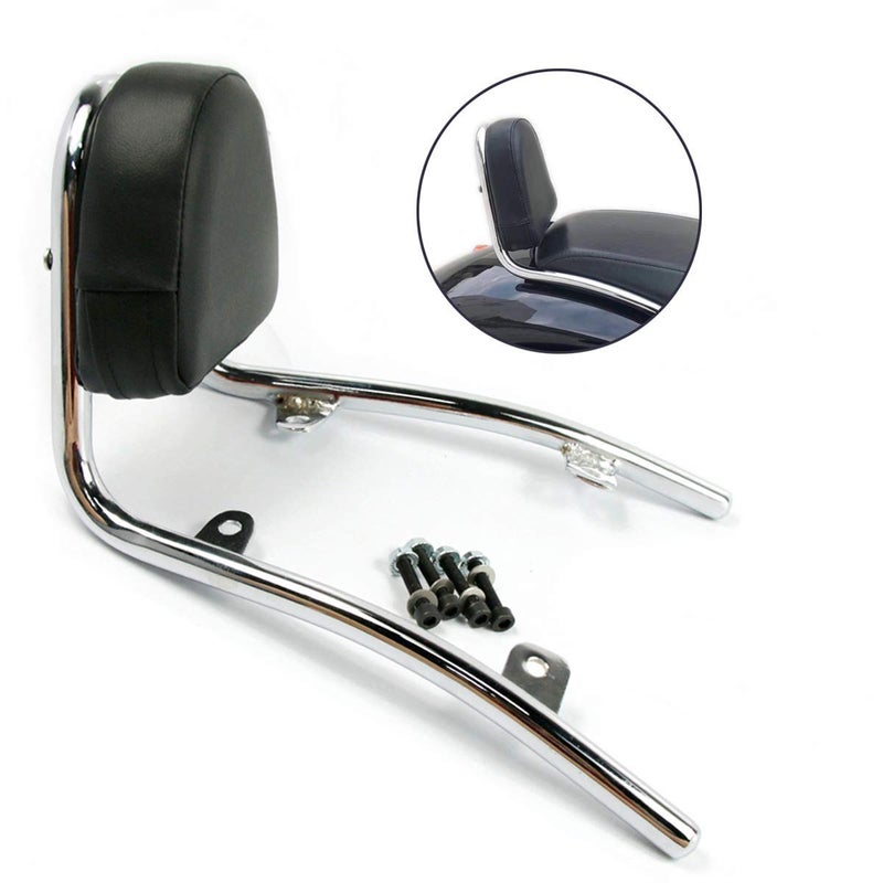 AW AUTO WORLD COPART Chrome Passenger Backrest Sissy Bar for Honda Fury VT1300CX 2010-2019 2018 2017 2016 2015 - Image 1